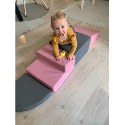 BabyTrold Tumlehjørne i rosa/grå - Legetøj - BarnevognsHuset